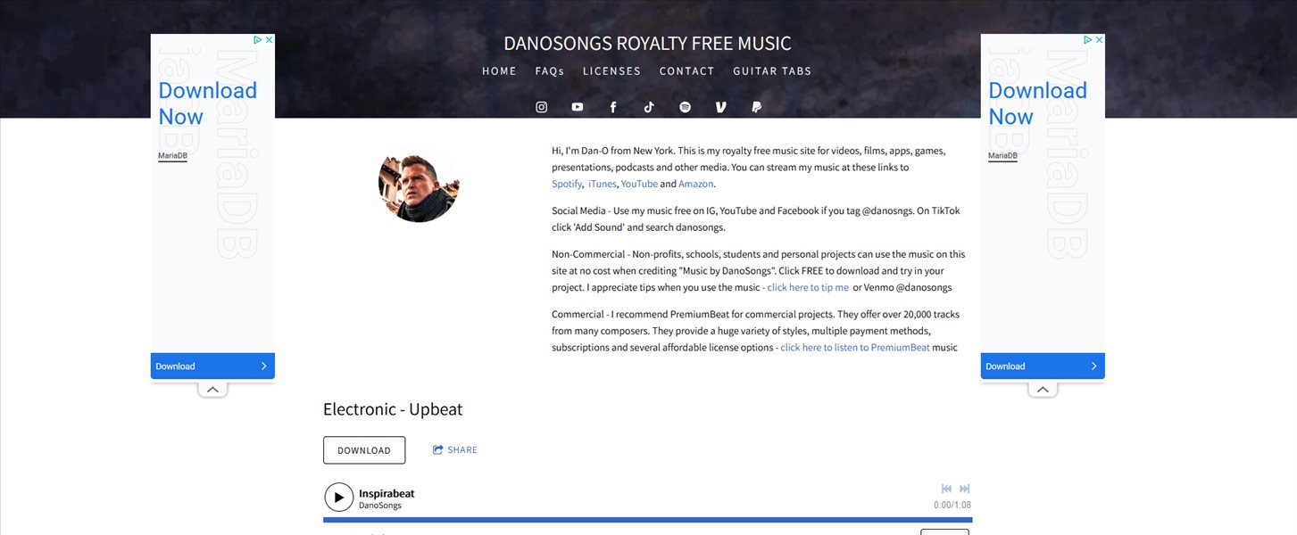 DanoSongs  Royalty Free Music & Songs